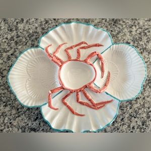 Vietri vintage seafood platter